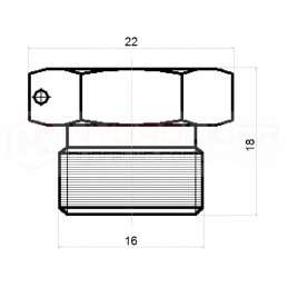 Gz M16x1 5 plug for plugging the hydrolider conduit