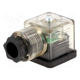 1 pcs x MOLEX - 121064-0545 - Connector: valve connector, plug, form A, 18mm, female, PIN: 3, mPm