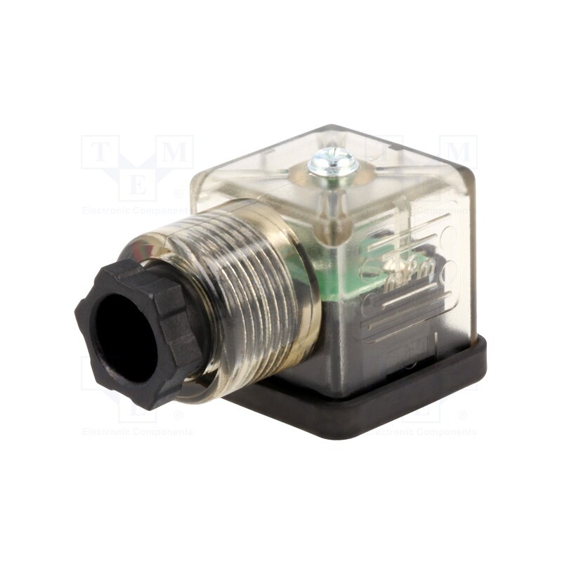 1 pcs x MOLEX - 121064-0545 - Connector: valve connector, plug, form A, 18mm, female, PIN: 3, mPm