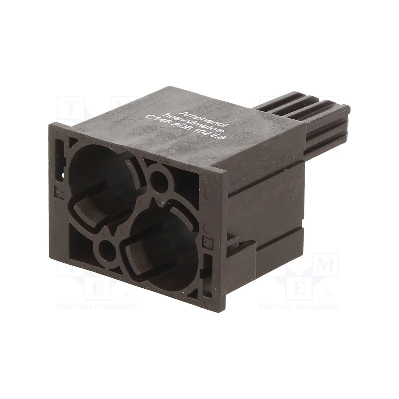 1 pcs x AMPHENOL - C146A08102E8 - Connector: HDC, module, male, C146,heavy|mate M,Quintax, PIN: 2