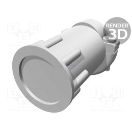 1 pcs x TE Connectivity - 206358-5 - Cable hood and fastener, CPC, size 11, 11.5mm, straight