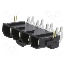 1 pcs x MOLEX - 428204214 - Socket, wire-board, male, Mini-Fit Sr, 10mm, PIN: 4, 50A, THT, 600V