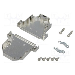1 pcs x ENCITECH - DYZK25-K - Enclosure: for D-Sub connectors, D-Sub 25pin,D-Sub HD 44pin
