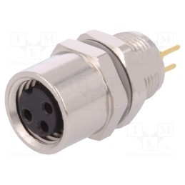 1 pcs x TE Connectivity - T4043014031-000 - Connector: M8, female, PIN: 3, unshielded, socket, IP67, 60V