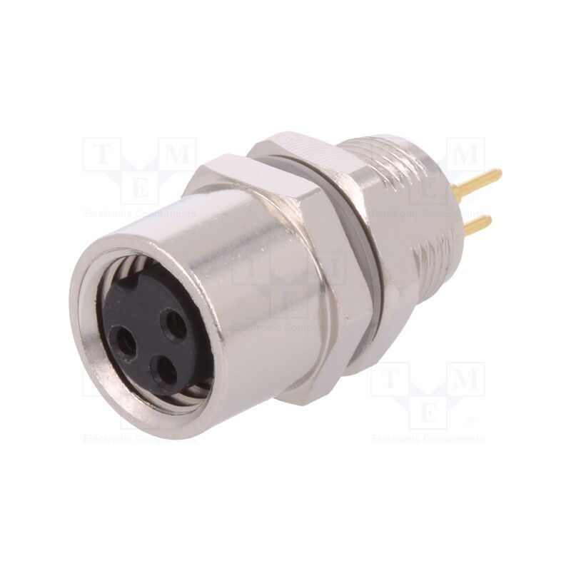 1 pcs x TE Connectivity - T4043014031-000 - Connector: M8, female, PIN: 3, unshielded, socket, IP67, 60V
