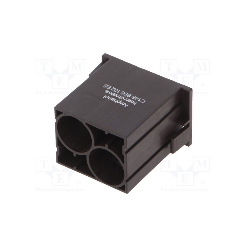 1 pcs x AMPHENOL - C146B08102E8 - Connector: HDC, module, female, C146,heavy|mate M,Quintax, PIN: 2
