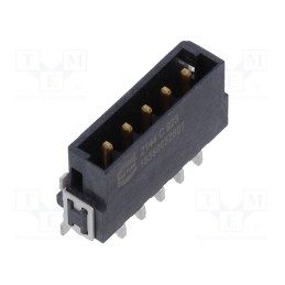 1 pcs x HARTING - 15550052601333 - Connector: PCB to PCB, male, PIN: 5, 2.54mm, har-flex® Power, 21A