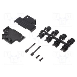 1 pcs x ENCITECH - 6560-0116-13 - Enclosure: for D-Sub connectors, D-Sub 25pin,D-Sub HD 44pin