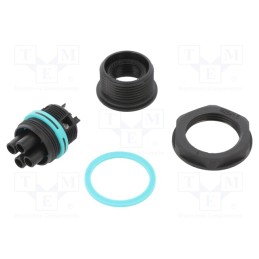 1 pcs x TECHNO - THB.387.F3A - Connector: AC supply, screw terminal, female, TH387, 0.5÷4mm2