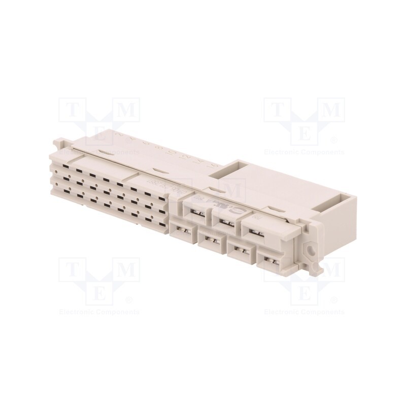 1 pcs x HARTING - 9062312881 - DIN 41612, type MH, male, PIN: 31(7+24), crimped