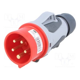 1 pcs x PCE - 0153-6TT - Connector: AC supply 3-phase, plug, male, 16A, 400VAC, IEC 60309