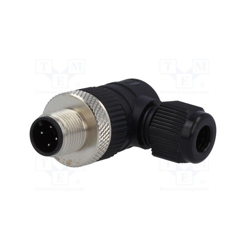 1 pcs x LUMBERG AUTOMATION - 11603 RSCW 4/7 - Plug, M12, PIN: 4, male, A code-DeviceNet / CANopen, for cable