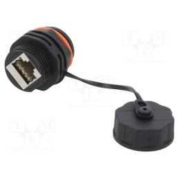 1 pcs x LOGILINK - NP0083 - Socket, coupler, Cat: 6a, shielded, Layout: 8p8c, RJ45 socket x2