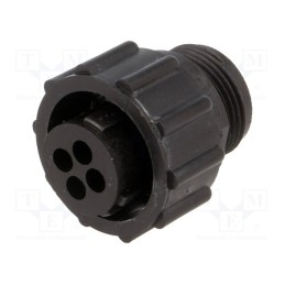 1 pcs x TE Connectivity - 206060-1 - Plug, female, PIN: 4, w/o contacts, CPC Series 1, for cable