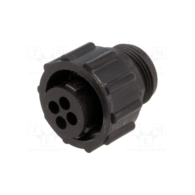 1 pcs x TE Connectivity - 206060-1 - Plug, female, PIN: 4, w/o contacts, CPC Series 1, for cable