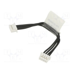 1 pcs x MOLEX - 151340400 - Plug, wire-board, female x2, PicoBlade™, PIN: 4, with leads, cables
