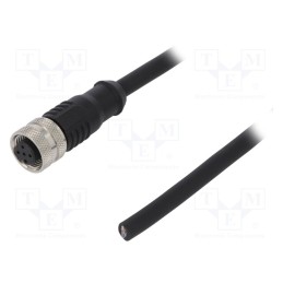 1 pcs x DEGSON ELECTRONICS - PM-M12B-05P-FF-SL8B01-00A(H) - Plug, M12, PIN: 5, female, B code-Profibus, IP65,IP67, 60V, 4A, 1m