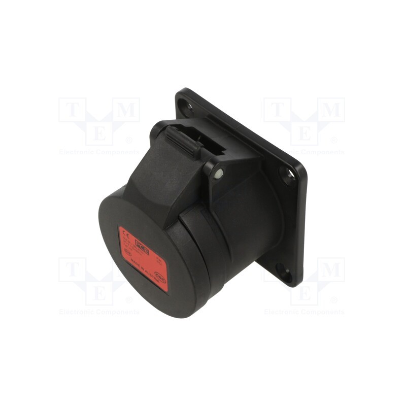 1 pcs x PCE - 314-6X - Connector: AC supply 3-phase, socket, female, 16A, 400VAC, IP54