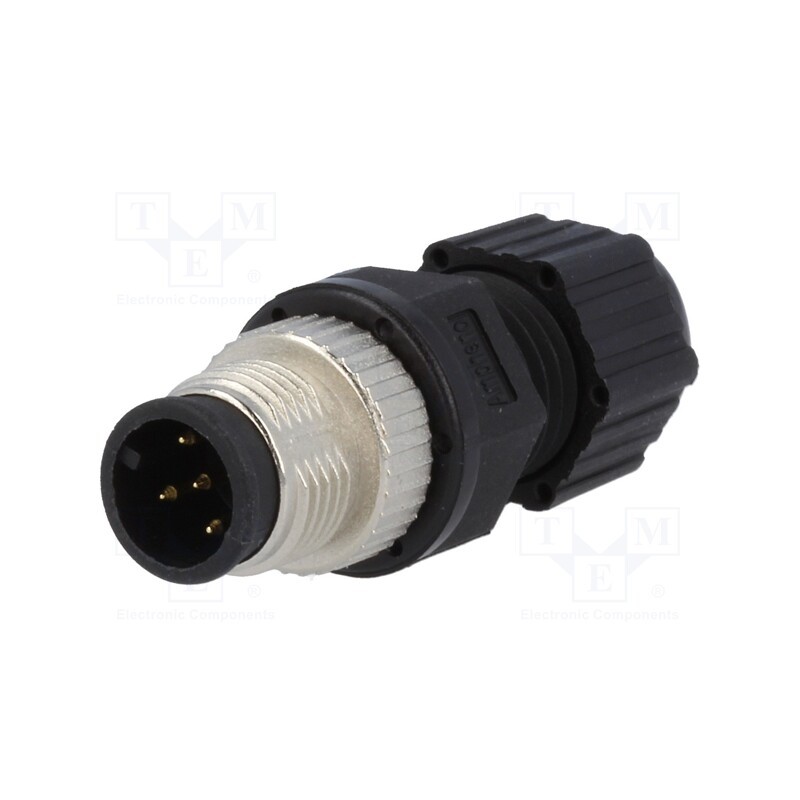 1 pcs x AMPHENOL LTW - M12A-05BMMA-SL8001 - Plug, M12, PIN: 5, male, A code-DeviceNet / CANopen, for cable