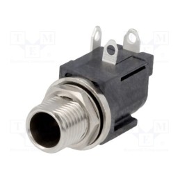 1 pcs x SWITCHCRAFT - RASPC10S - Socket, DC supply, male, on PCBs, THT, Plating: tinned, 11A, IP68