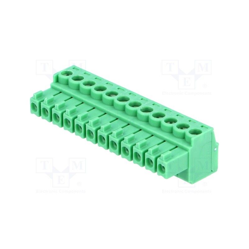 1 pcs x PHOENIX CONTACT - MC 1,5/12-ST-3,5 1840463 - Pluggable terminal block, 3.5mm, ways: 12, straight, plug, female