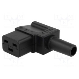 1 pcs x SCHURTER - 4790.12 - Connector: AC supply, plug, female, 16A, 250VAC, IEC 60320, C19 (J)