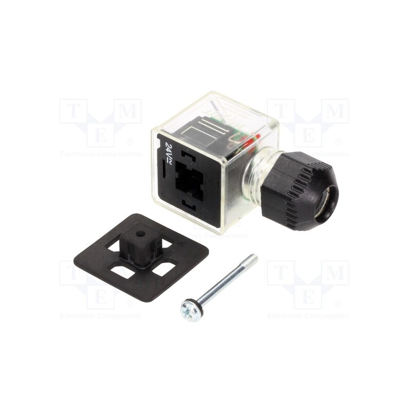 1 pcs x MOLEX - 121207-0358 - Connector: valve connector, plug, form A, 18mm, female, PIN: 3, mPm