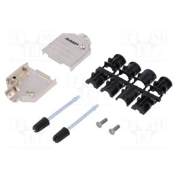 1 pcs x TE Connectivity - 5-1478762-1 - Enclosure: for D-Sub connectors, D-Sub 9pin,D-Sub HD 15pin