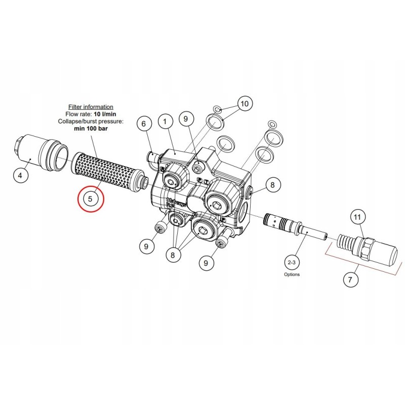 Olsbergs V200 filter insert, type S3026