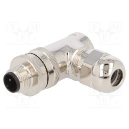 1 pcs x TE Connectivity - T4113012031-000 - Plug, M12, PIN: 3, male, A code-DeviceNet / CANopen, for cable