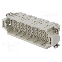 1 pcs x DEGSON ELECTRONICS - DEE-046-MC - Connector: HDC, contact insert, male, DEE, PIN: 46, 46+PE, size D24B