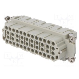 1 pcs x DEGSON ELECTRONICS - DEE-046-FC - Connector: HDC, contact insert, female, DEE, PIN: 46, 46+PE, crimped