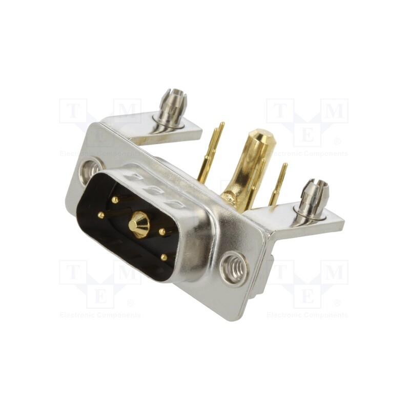 1 pcs x MH CONNECTORS - MHCDR5W1P4 - Special D-Sub, PIN: 5(1+4), plug, male, on PCBs, THT, MHCD, 240V