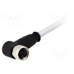 1 pcs x HARTING - 21348300380020 - Connector: M8, female, PIN: 3, angled 90°, with lead, plug, 2m, PVC
