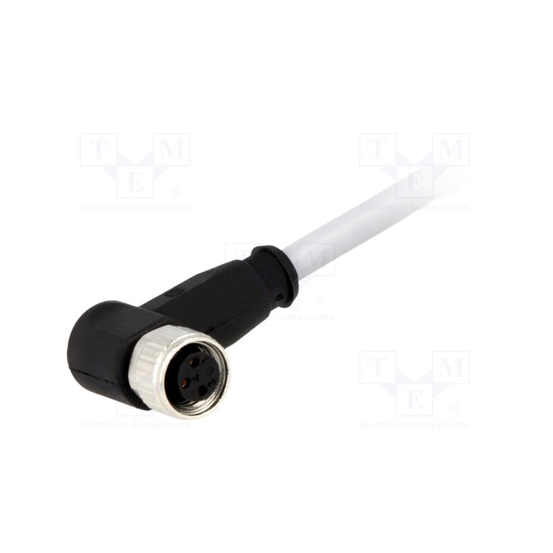 1 pcs x HARTING - 21348300380020 - Connector: M8, female, PIN: 3, angled 90°, with lead, plug, 2m, PVC