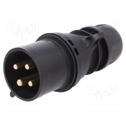 1 pcs x PCE - 024-6X - Connector: AC supply 3-phase, plug, male, 32A, 400VAC, IEC 60309
