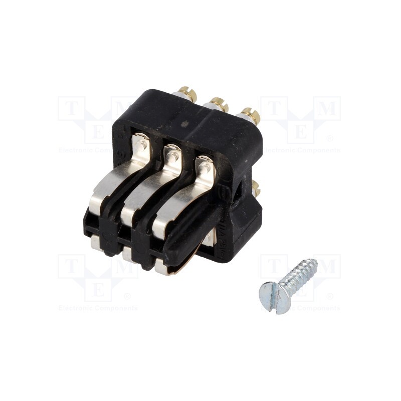 1 pcs x HARTING - 9700062813 - Connector: HDC, contact insert, male, Staf®, PIN: 6, size 3A, 10A