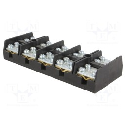 1 pcs x PLASTROL - W-10182 - Terminal block, screw terminal, 35mm2, 400V, ways: 5, terminals: 10