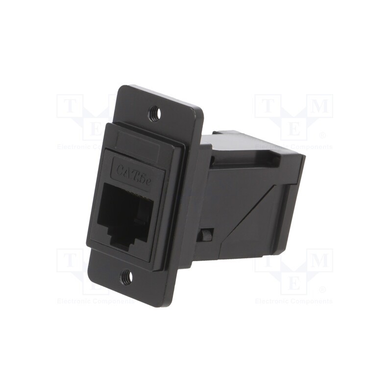 1 pcs x CLIFF - CP30751MB3 - Coupler, DUALSLIM, Cat: 5e, Layout: 8p8c, RJ45 socket,both sides