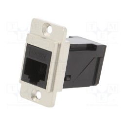 1 pcs x CLIFF - CP30751M - Coupler, DUALSLIM, Cat: 5e, Layout: 8p8c, RJ45 socket,both sides