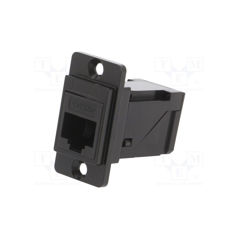 1 pcs x CLIFF - CP30751MB - Coupler, DUALSLIM, Cat: 5e, Layout: 8p8c, RJ45 socket,both sides