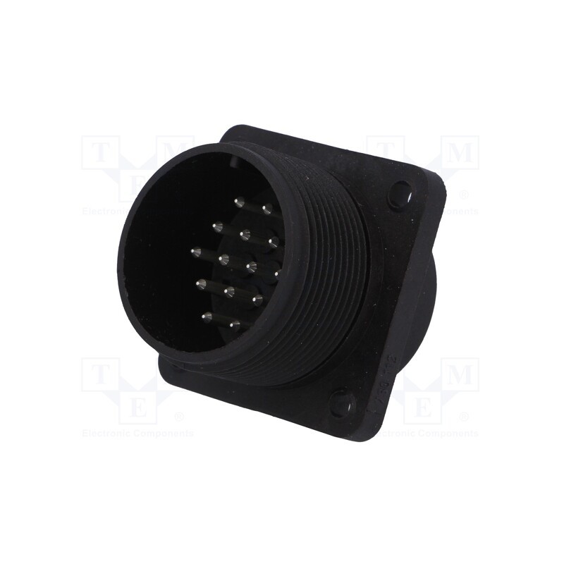 1 pcs x HIRSCHMANN - 933062100 CM 02 E 20-27 P - Connector: circular, socket, CM, IP67, PIN: 14, male, 10A, 50V, 1.5mm2