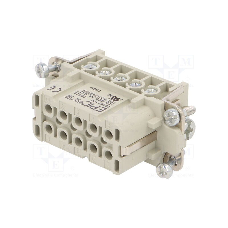 1 pcs x LAPP - 10441100 - Connector: HDC, female, EPIC H-A, PIN: 10, 10+PE, size H-A 10, 16A