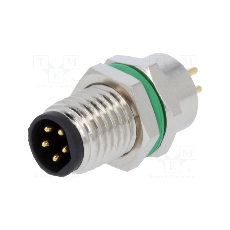 1 pcs x DEGSON ELECTRONICS - SP-M8B-05P-MM-SF7003 - Connector: M8, male, PIN: 5, straight, for panel mounting, socket