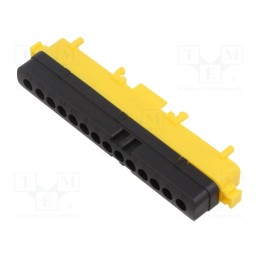 1 pcs x POKu00d3J - A18-1031 - Splice terminal: distribution block, ways: 1, terminals: 14, TS35
