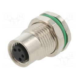 1 pcs x DEGSON ELECTRONICS - SP-M8A-04P-FF-SF7001-00A(H) - Connector: M8, female, PIN: 4, straight, for panel mounting, socket