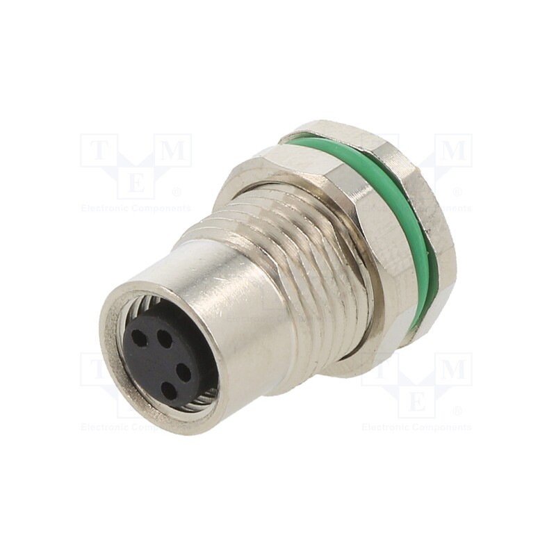 1 pcs x DEGSON ELECTRONICS - SP-M8A-04P-FF-SF7001-00A(H) - Connector: M8, female, PIN: 4, straight, for panel mounting, socket