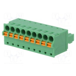 1 pcs x PHOENIX CONTACT - FK-MCP 1,5/ 9-ST-3,81 - 1851119 - Pluggable terminal block, 3.81mm, ways: 9, straight, plug, female