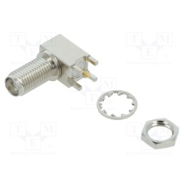 1 pcs x MOLEX - 732512200 - SMA TH CONN JACK RT ANGLE