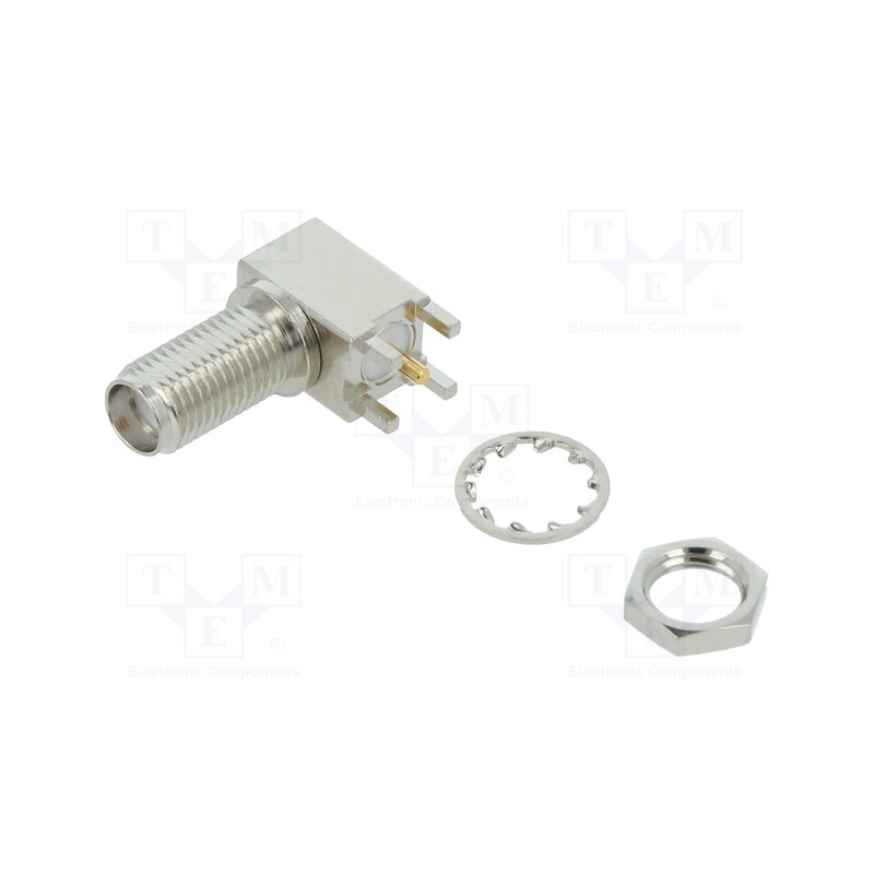 1 pcs x MOLEX - 732512200 - SMA TH CONN JACK RT ANGLE